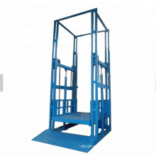 CHEAP factory supplier Warehouse Guide Rail Cargo Lift Platform Hydraulic used elevators for sale